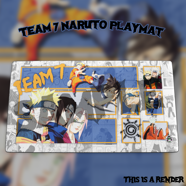 Naruto Team 7 playmat